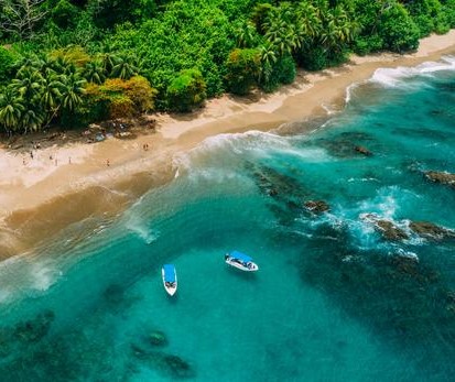 drone, vue, plage, paradis, photographie, instagram, vacances